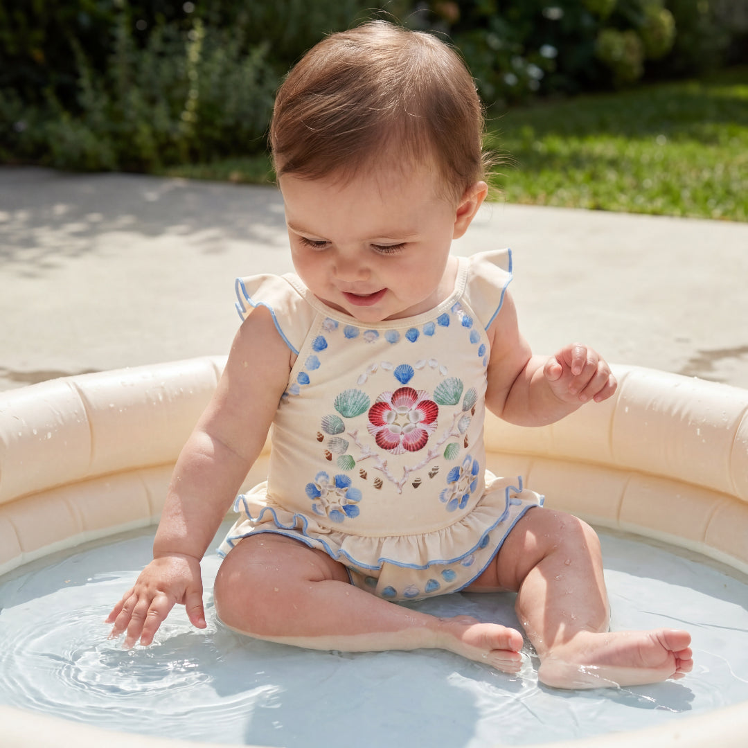 Baby Sea Shell Deco Swimsuit
