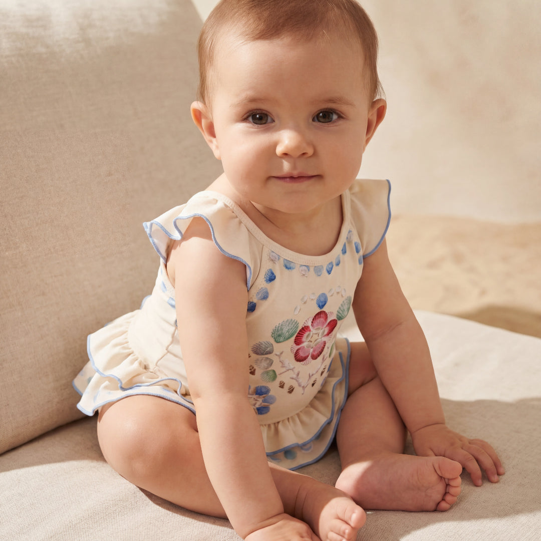 Baby Sea Shell Deco Swimsuit