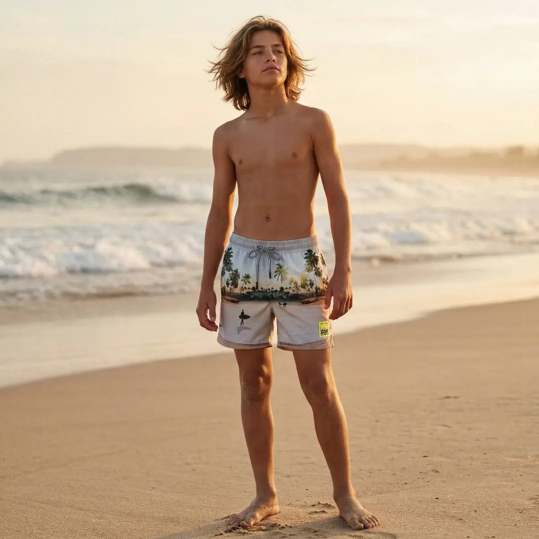 Boys Tropical Surf Beach Swim Shorts Molo