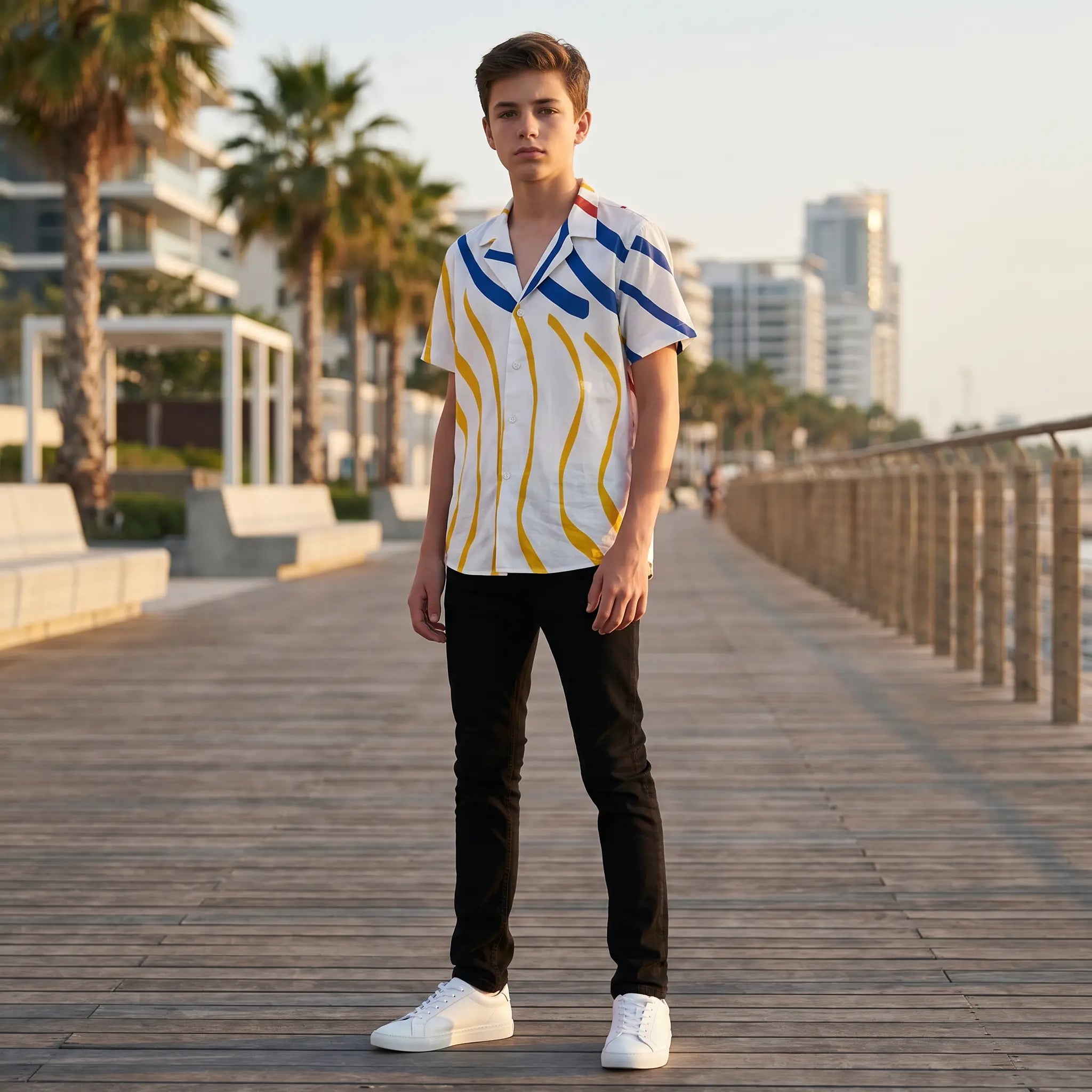 Bruno Sound Waves Shirt WOLF & RITA