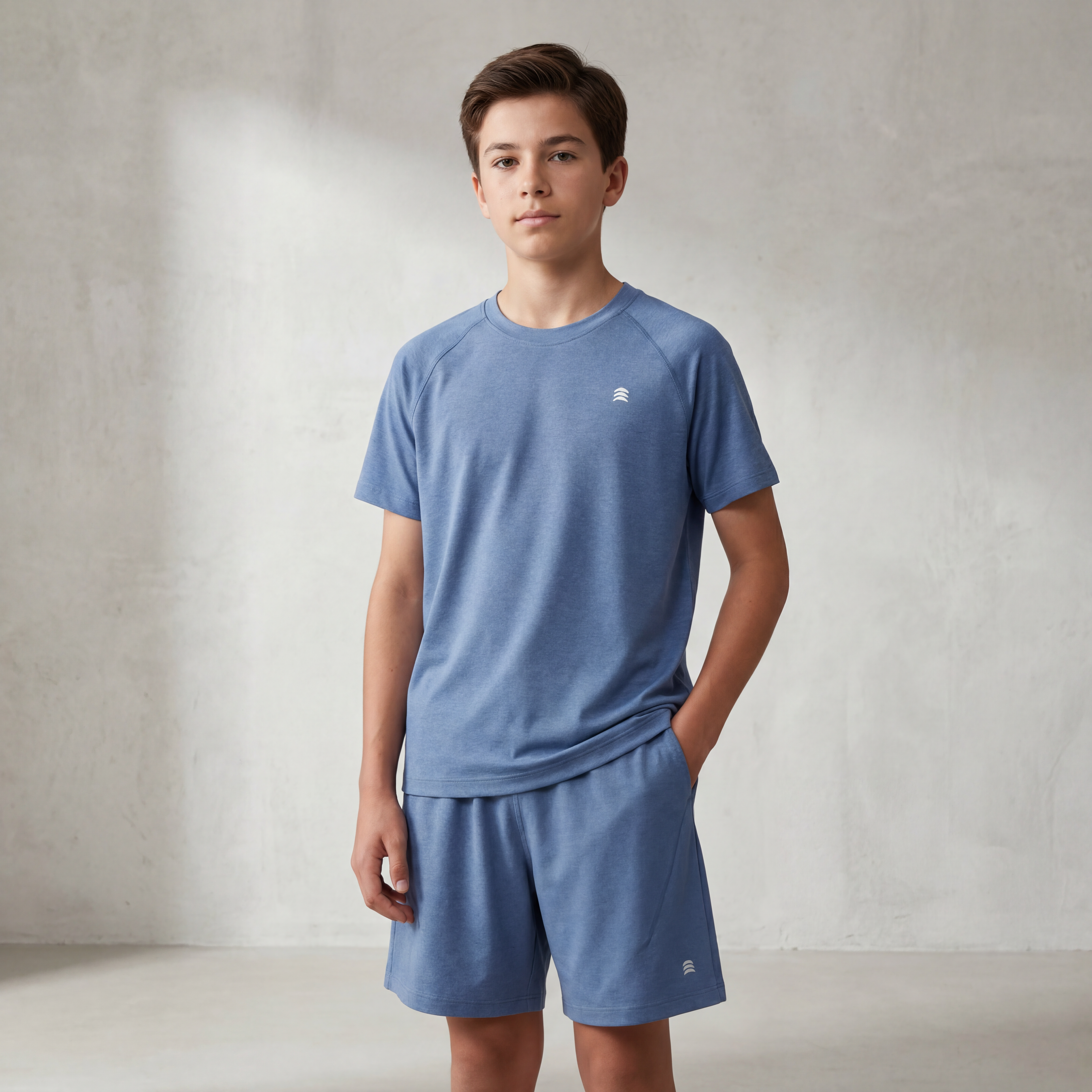 Boys Blue T-Shirt & Shorts Set
