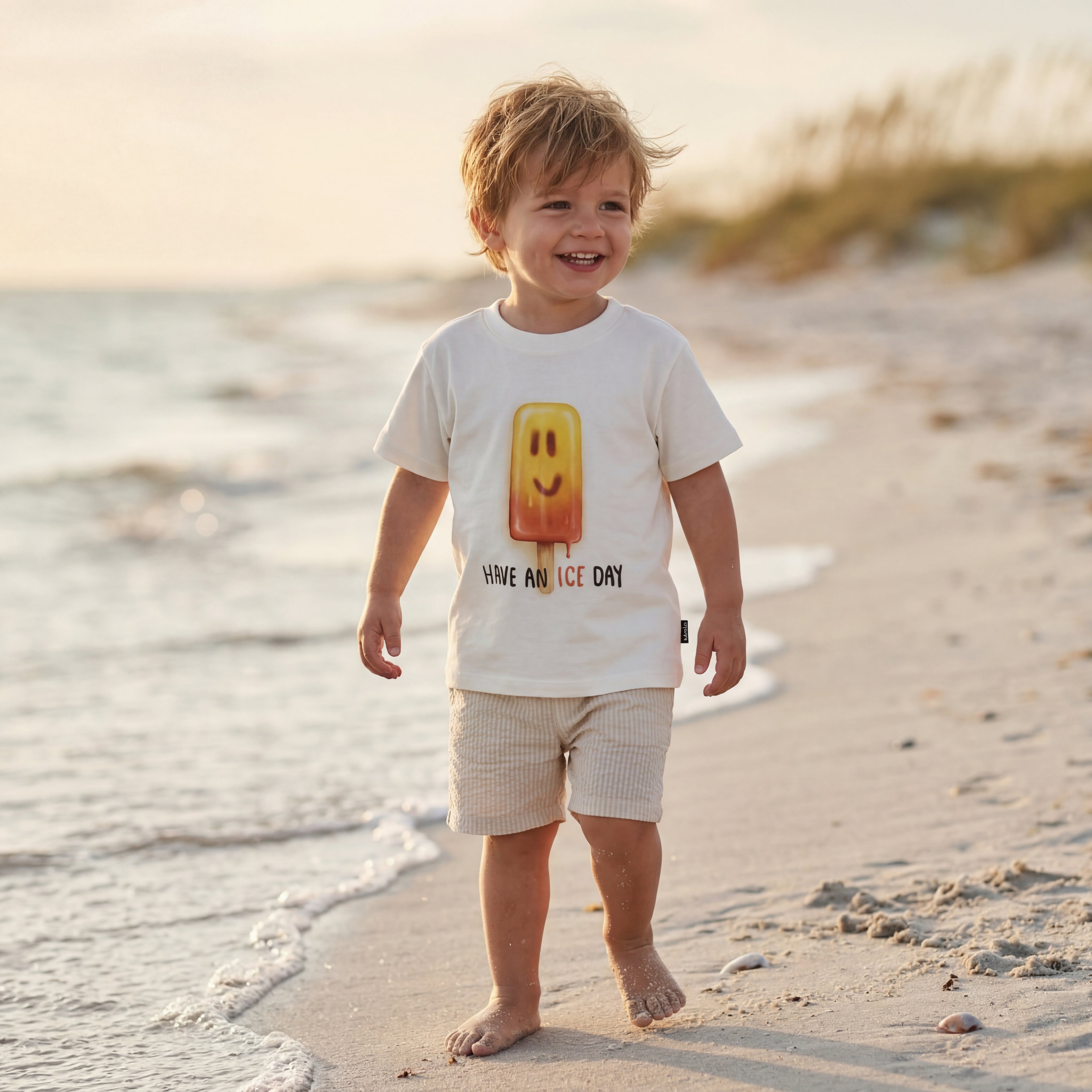 Boys Ice Day Organic Cotton T-Shirt
