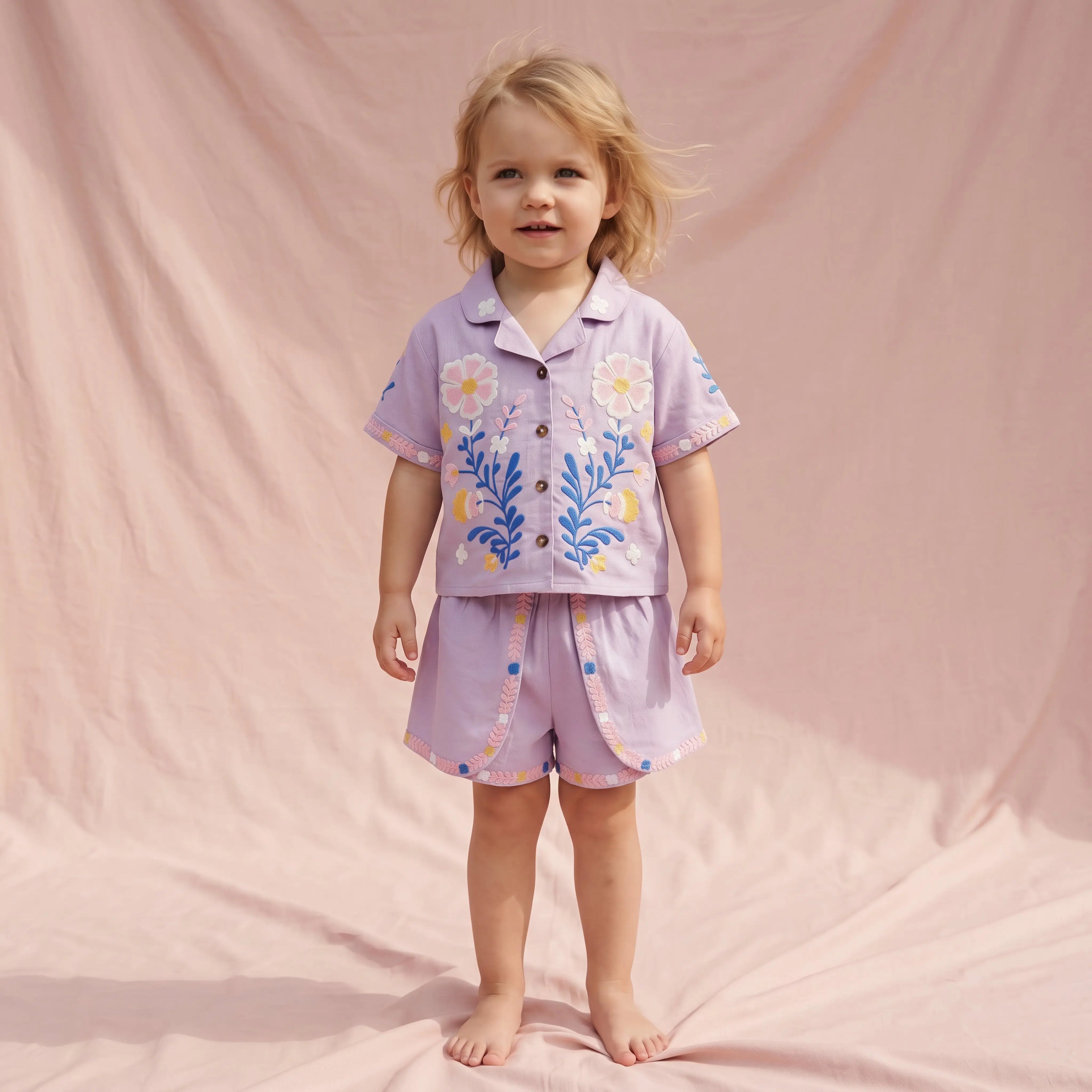 Alova Shirt & Asya Shorts Set for Girls LOUISE MISHA