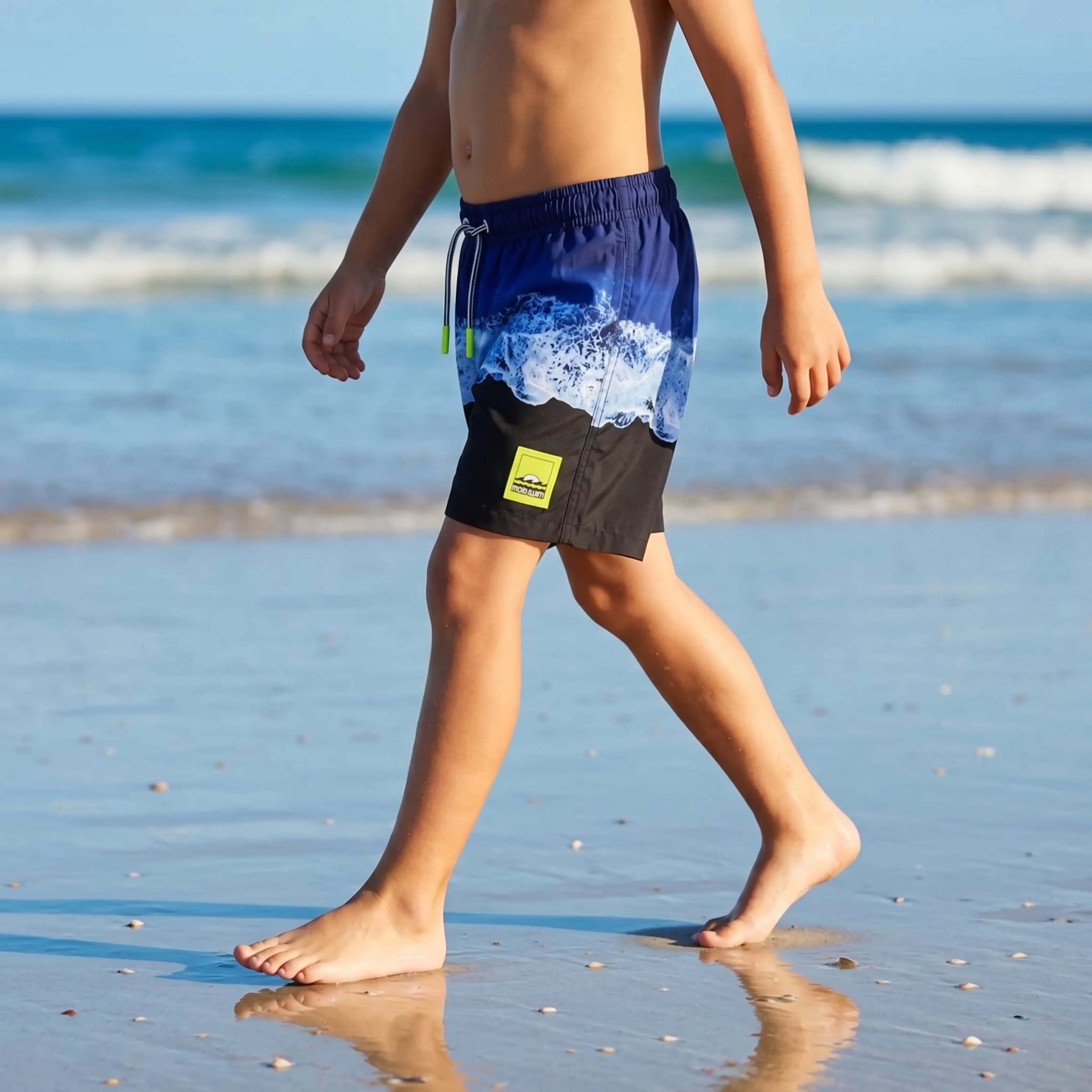 Boys Deep Ocean Tie-Dye Swim Shorts Molo