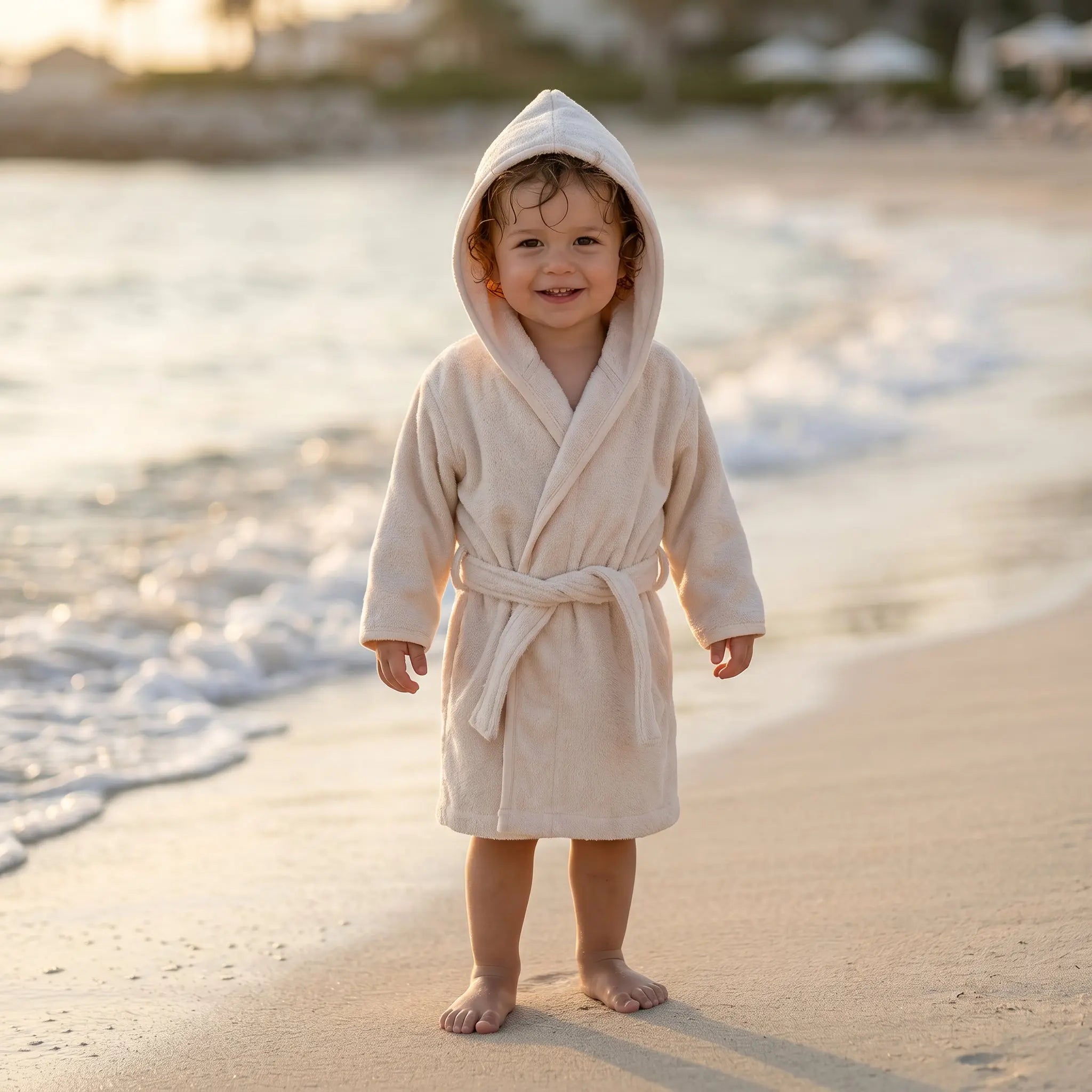 Sand Terry Bath Robe GARBO & FRIENDS