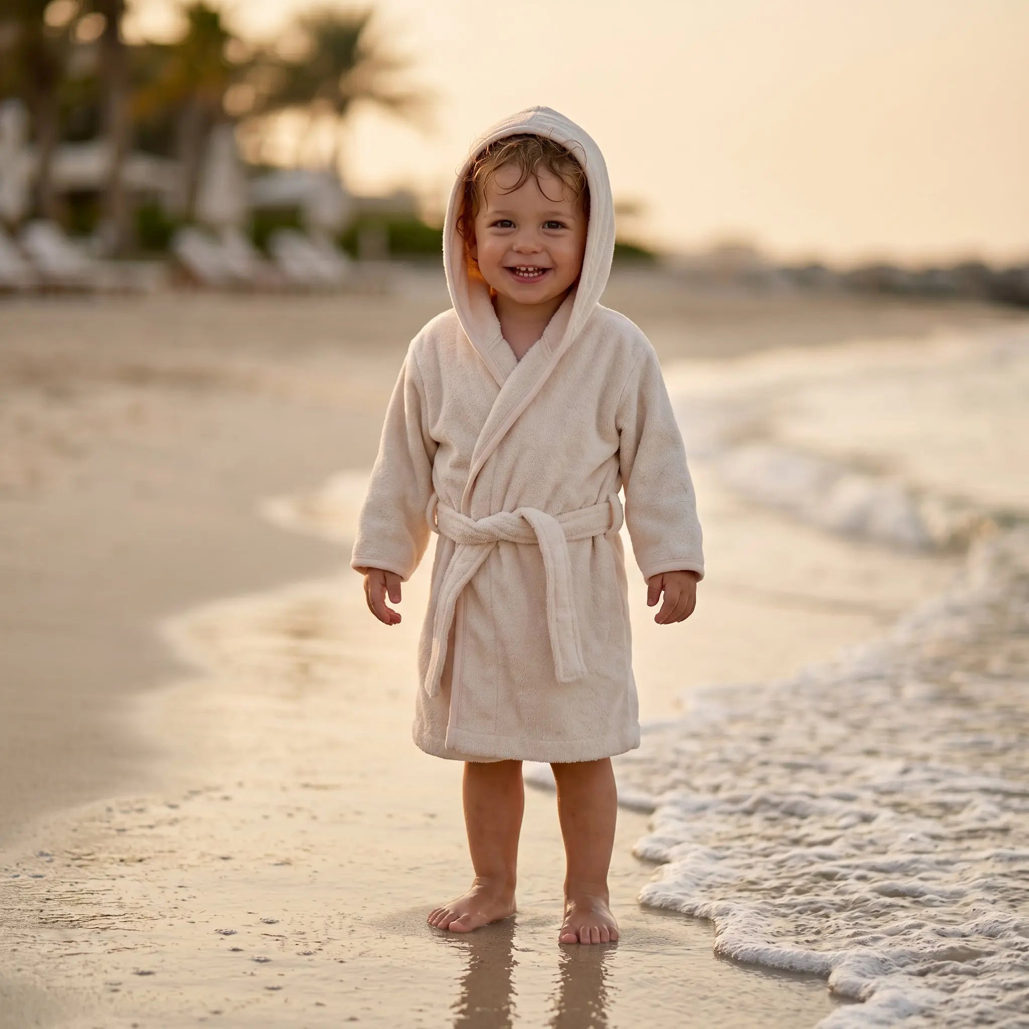 Sand Terry Bath Robe GARBO & FRIENDS