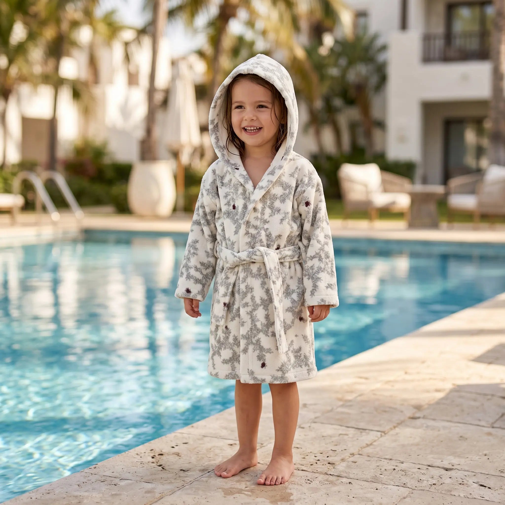 Pomegranate Terry Bathrobe GARBO & FRIENDS