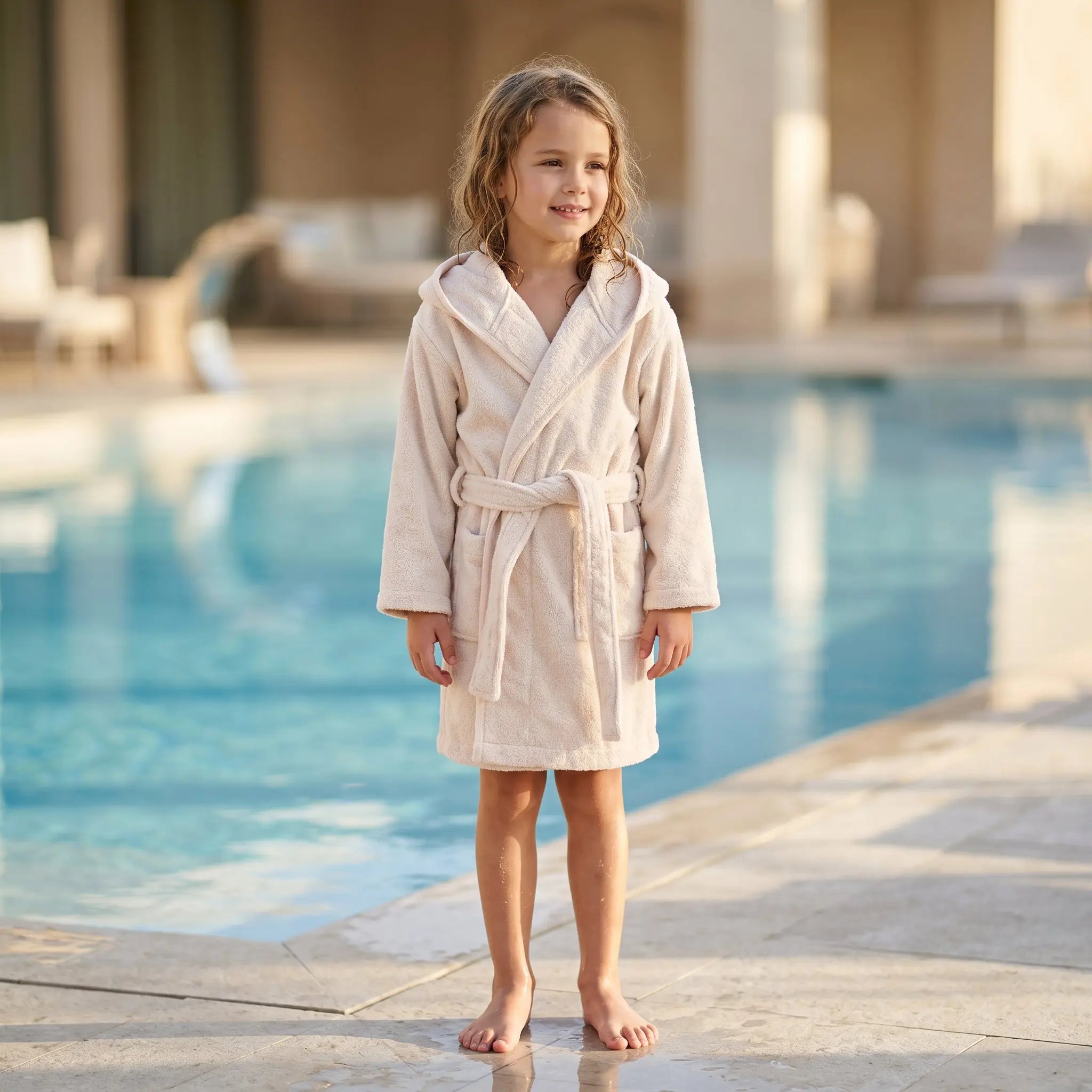 Sand Terry Bath Robe GARBO & FRIENDS