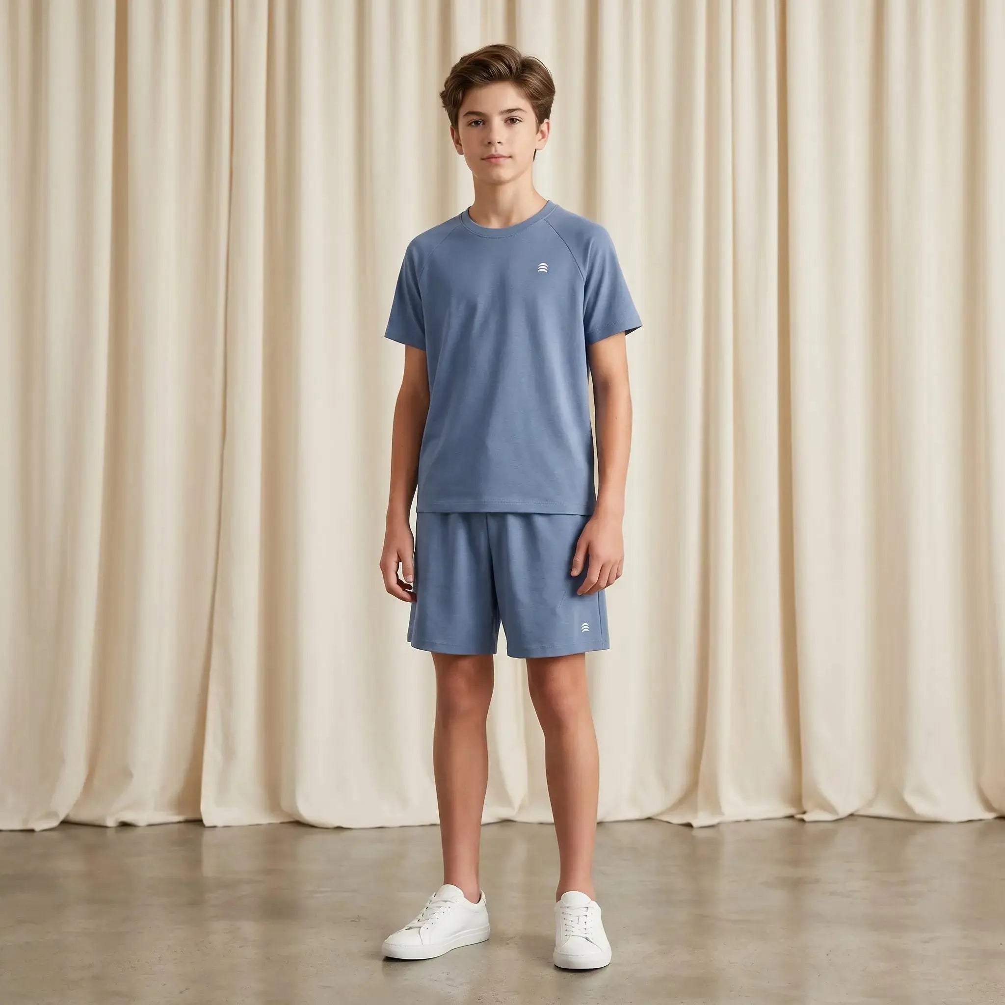 Boys Blue T-Shirt & Shorts Set Sol Vera