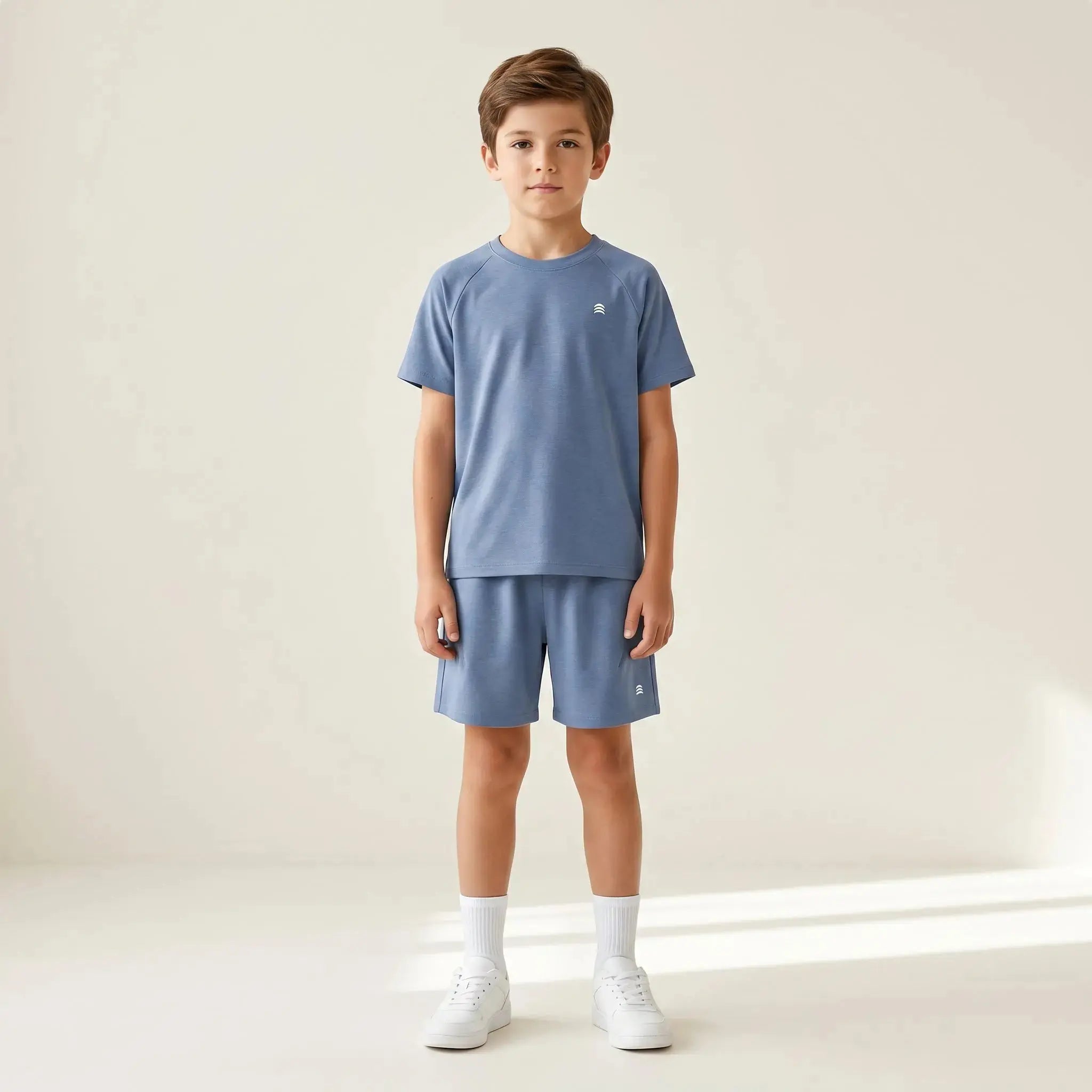 Boys Blue T-Shirt & Shorts Set Sol Vera