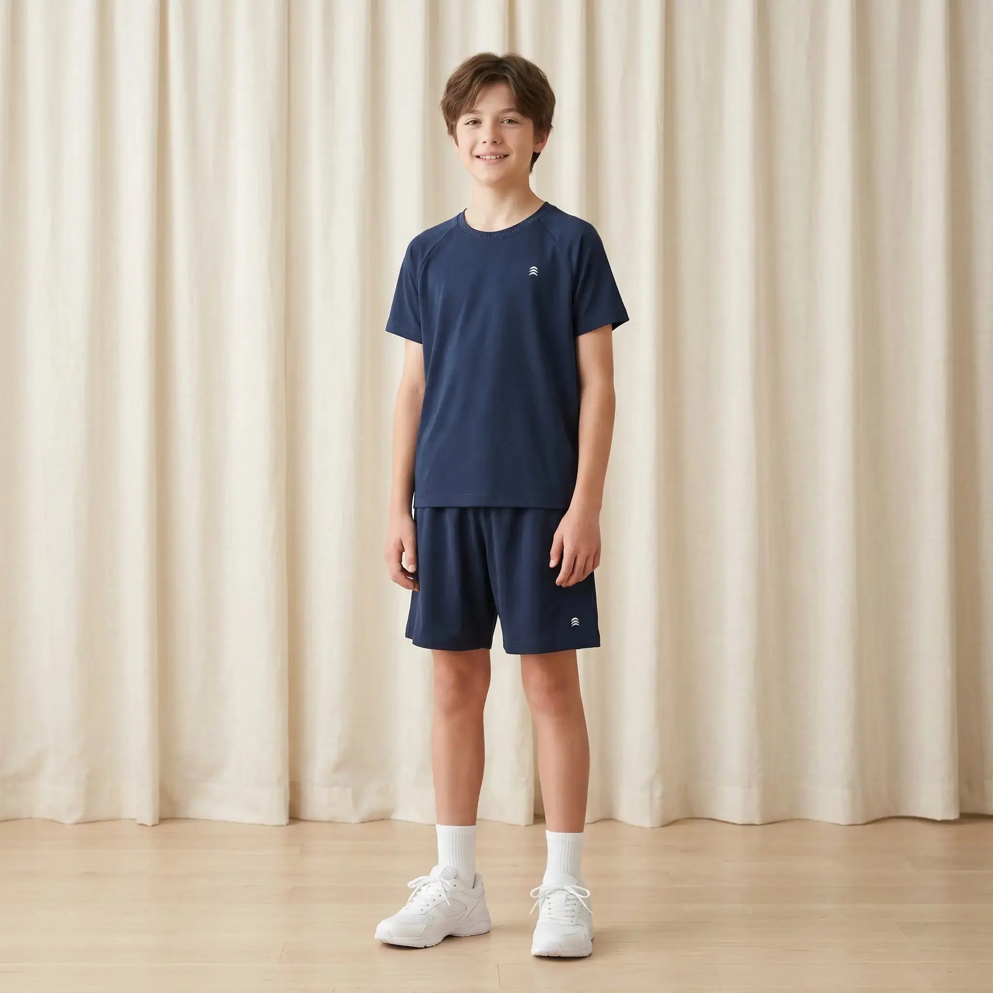 Boys Navy T-Shirt & Shorts Set Sol Vera