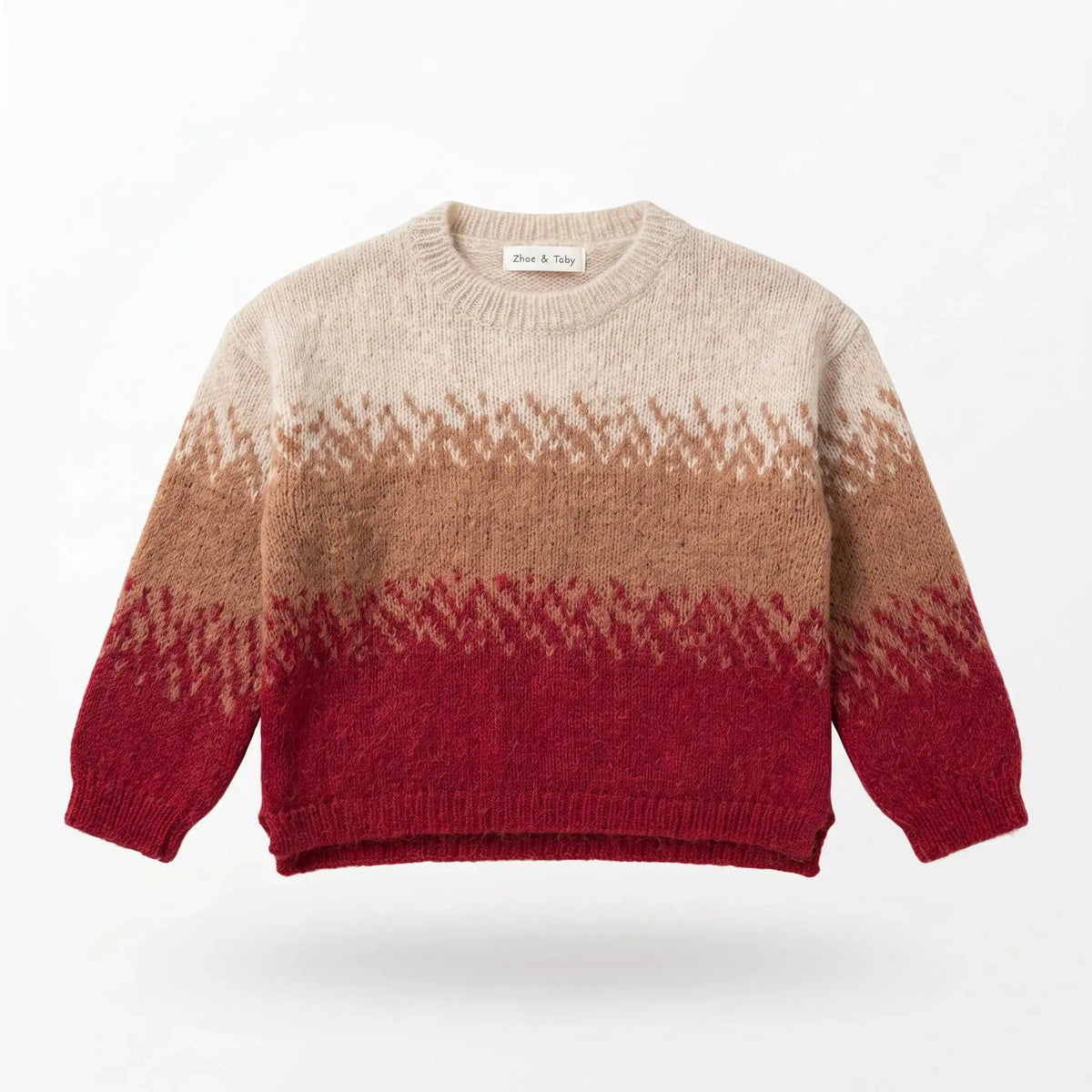 Tricolor Knitted Sweater ZHOE & TOBIAH