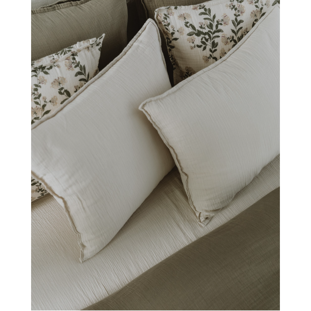 Geranium Muslin Duvet Cover Double