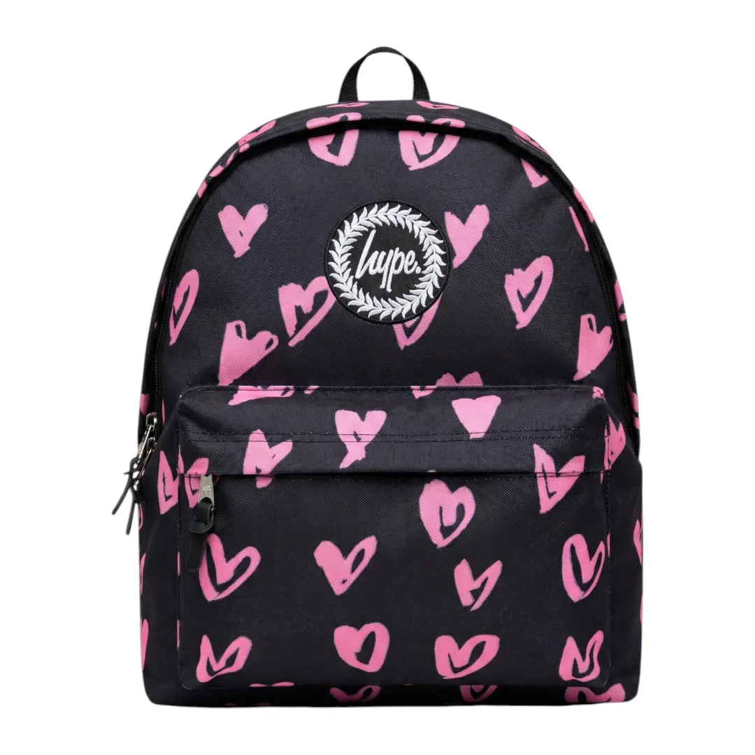 Black Pink Scribble Heart Set of 4 - Lil Bunnies - The Collective