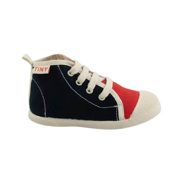 Color Block Hi-top Sneakers TINYCOTTONS