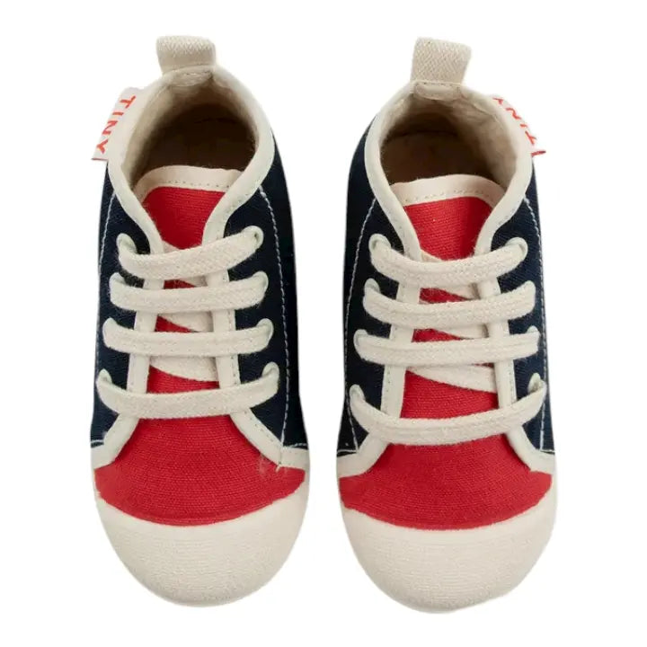 Color Block Hi-top Sneakers TINYCOTTONS