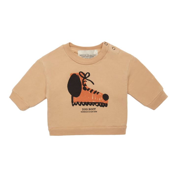 Dog Boots Sweatshirt & legging - Soft brown