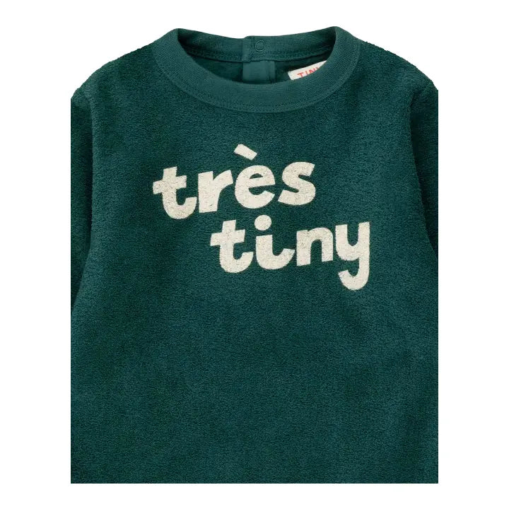 Très Tiny One-piece - Petrol Green TINYCOTTONS