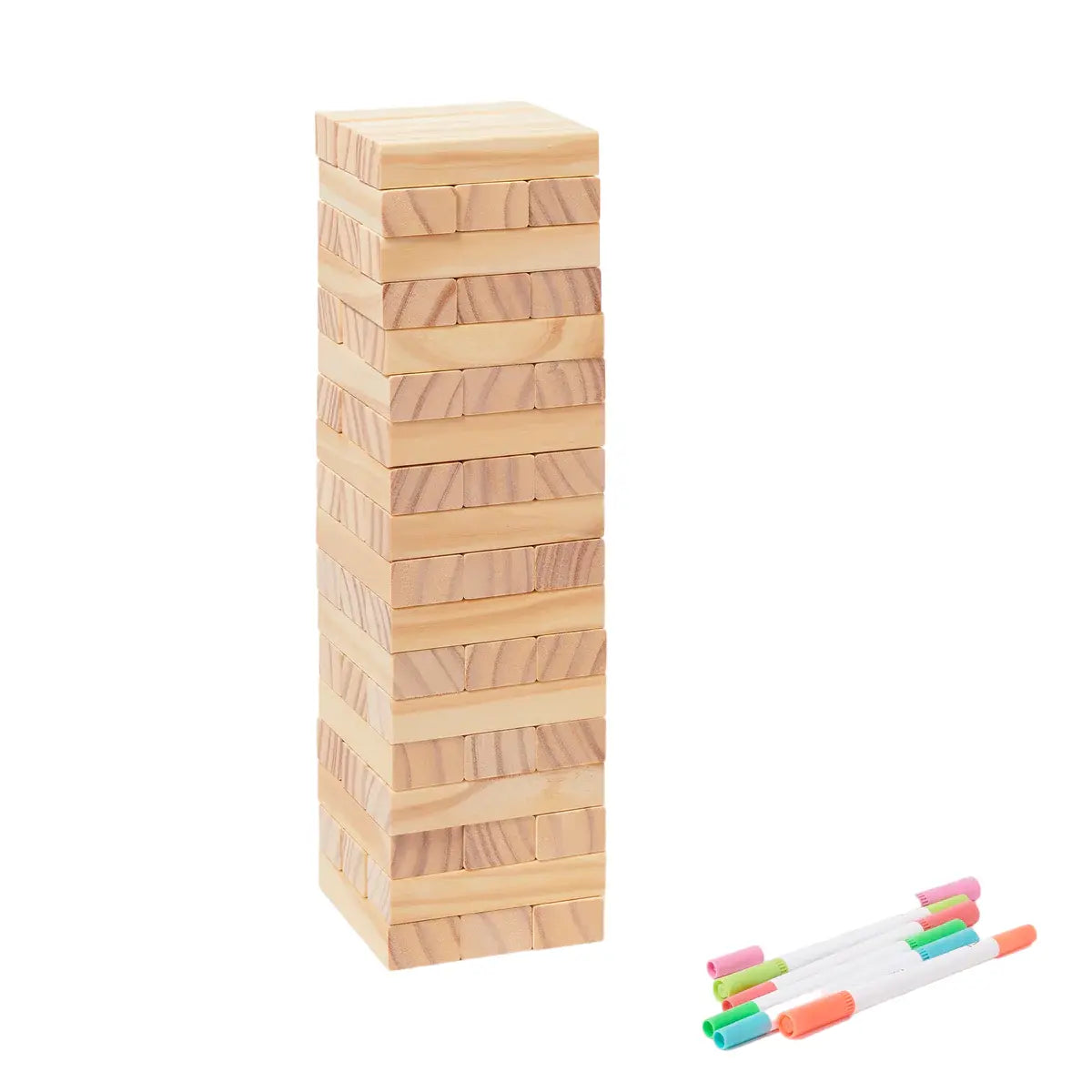 Colour-In Jumbling Tower Set Majorelle SUNNYLIFE AUSTRALIA