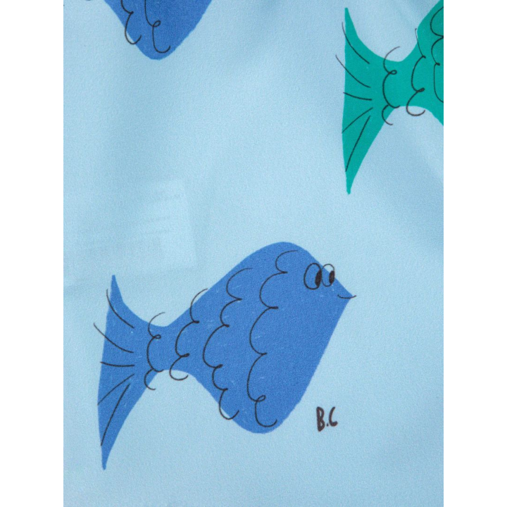 Multicolor fish swim shorts