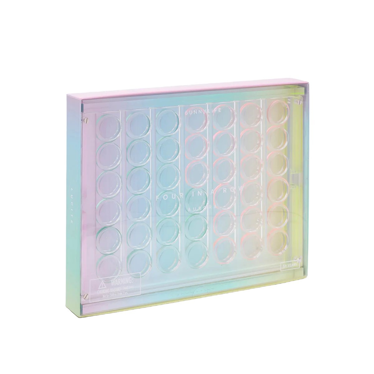 Mini Lucite 4 In A Row Aurora