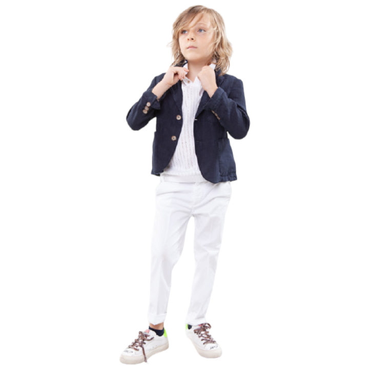 Boy 2 Buttons Jackets - Blue