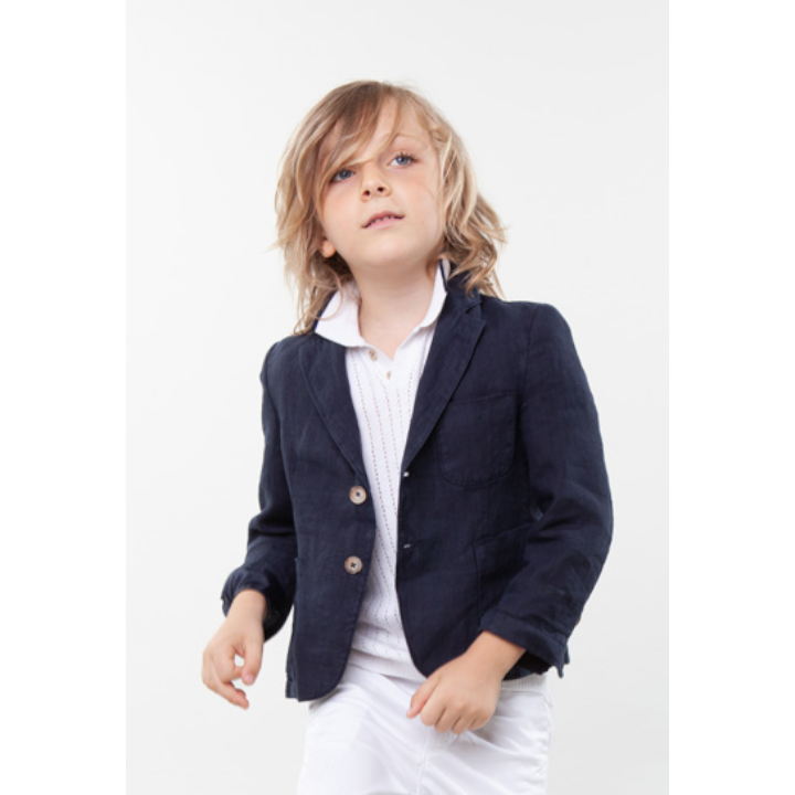 Boy 2 Buttons Jackets - Blue