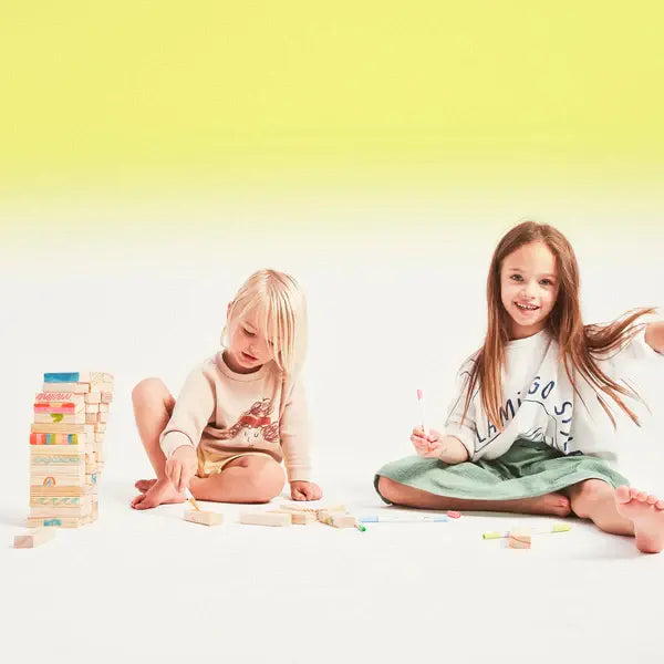 Colour-In Jumbling Tower Set Majorelle SUNNYLIFE AUSTRALIA