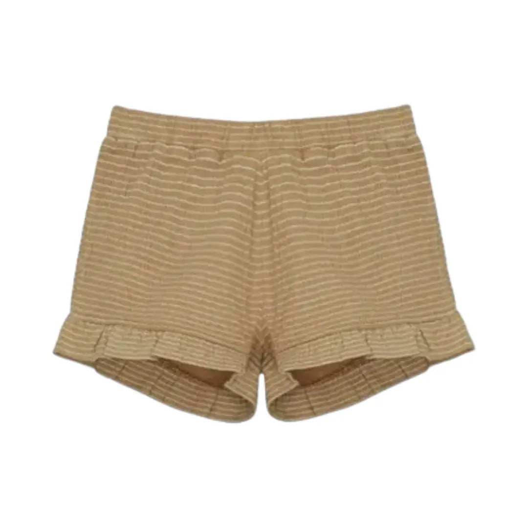 Ruffled Short Leila Amber Gold LITTLE HEDONIST