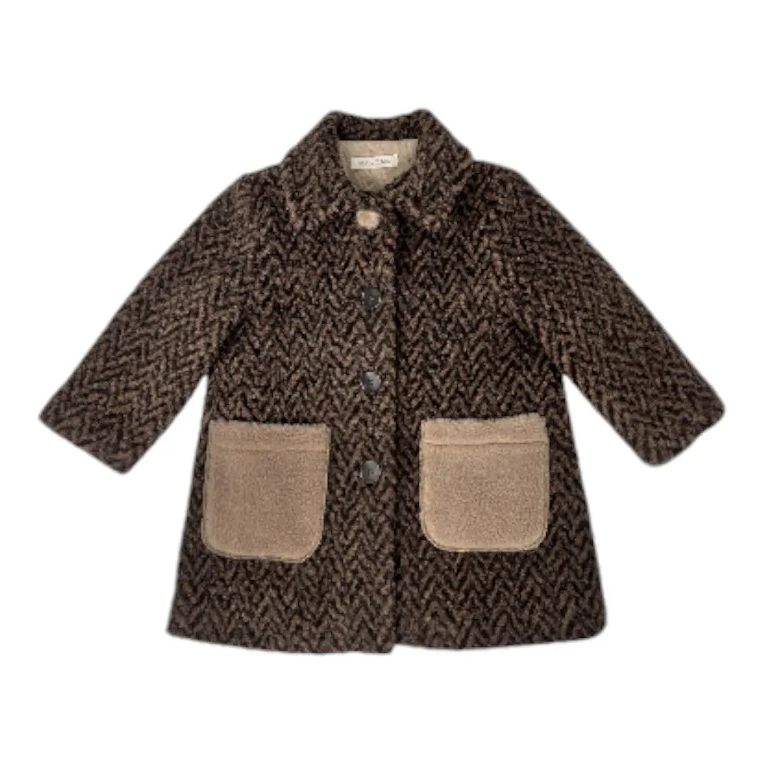 Brown Knitted Coat ZHOE & TOBIAH