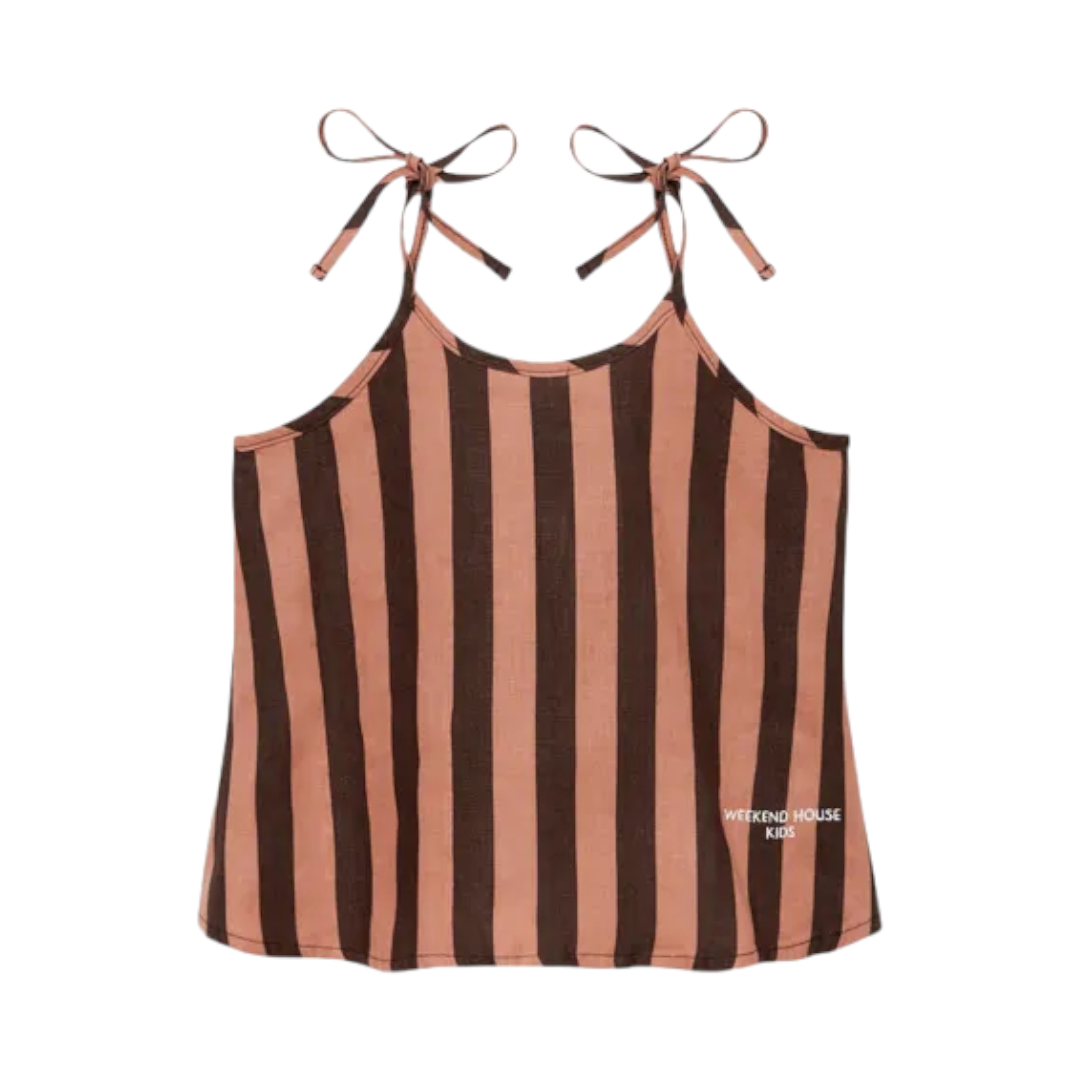 Stripes linen top