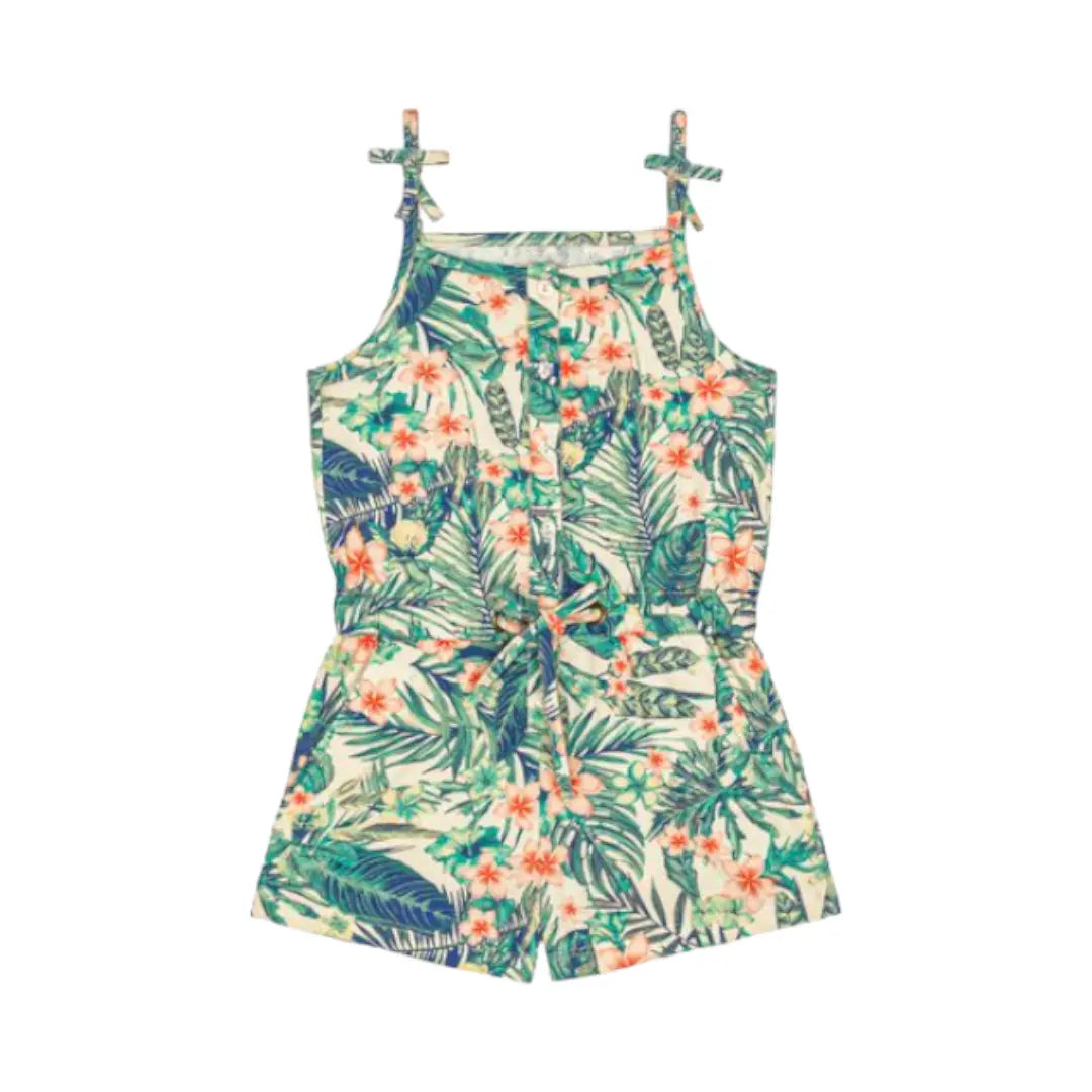 Playsuit Door Flower Print LITTLE HEDONIST