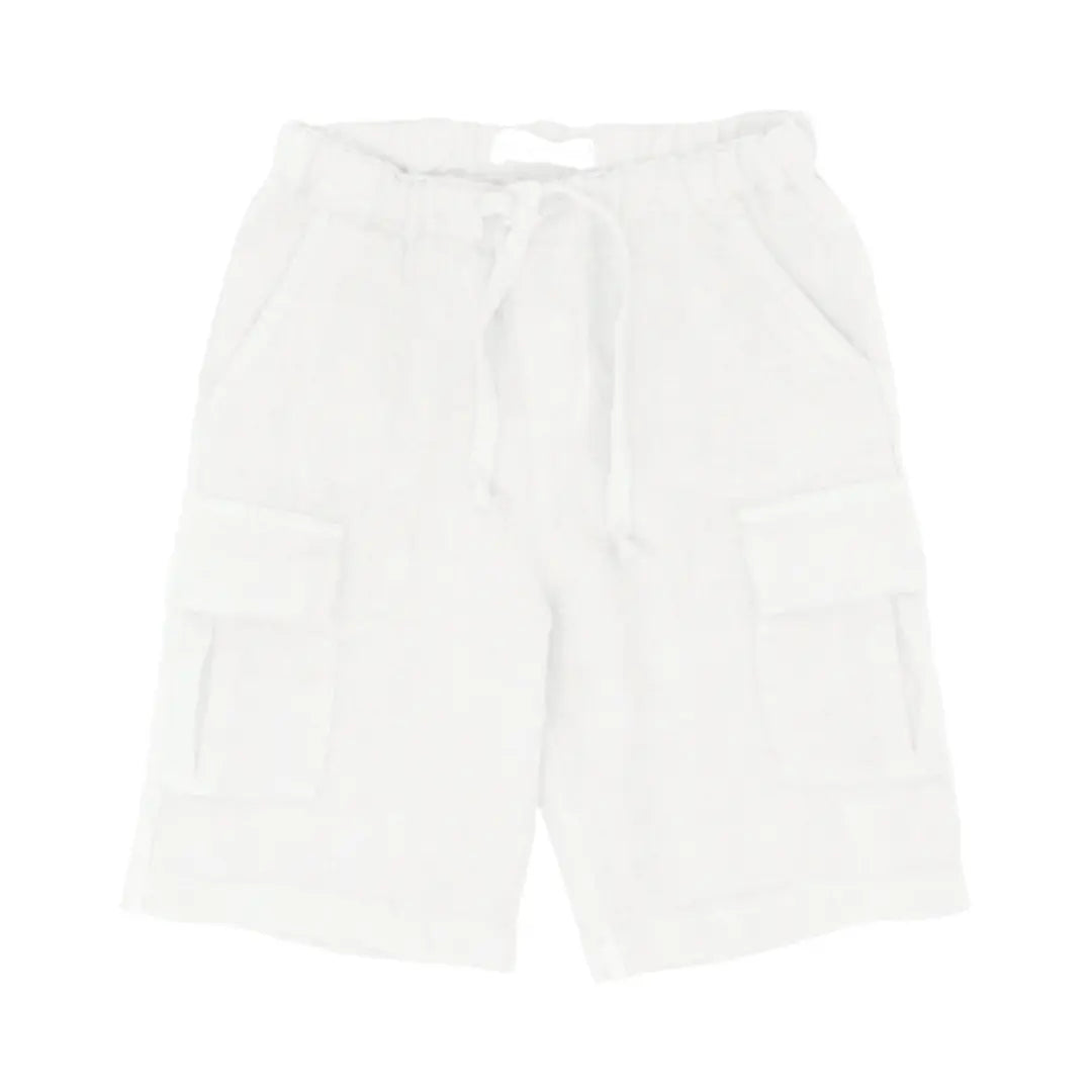 Linen Bermuda - White ZHOE & TOBIAH