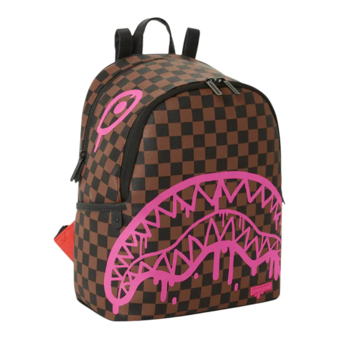 Pink Drippin Sharks Savage Backpack SPRAYGROUND