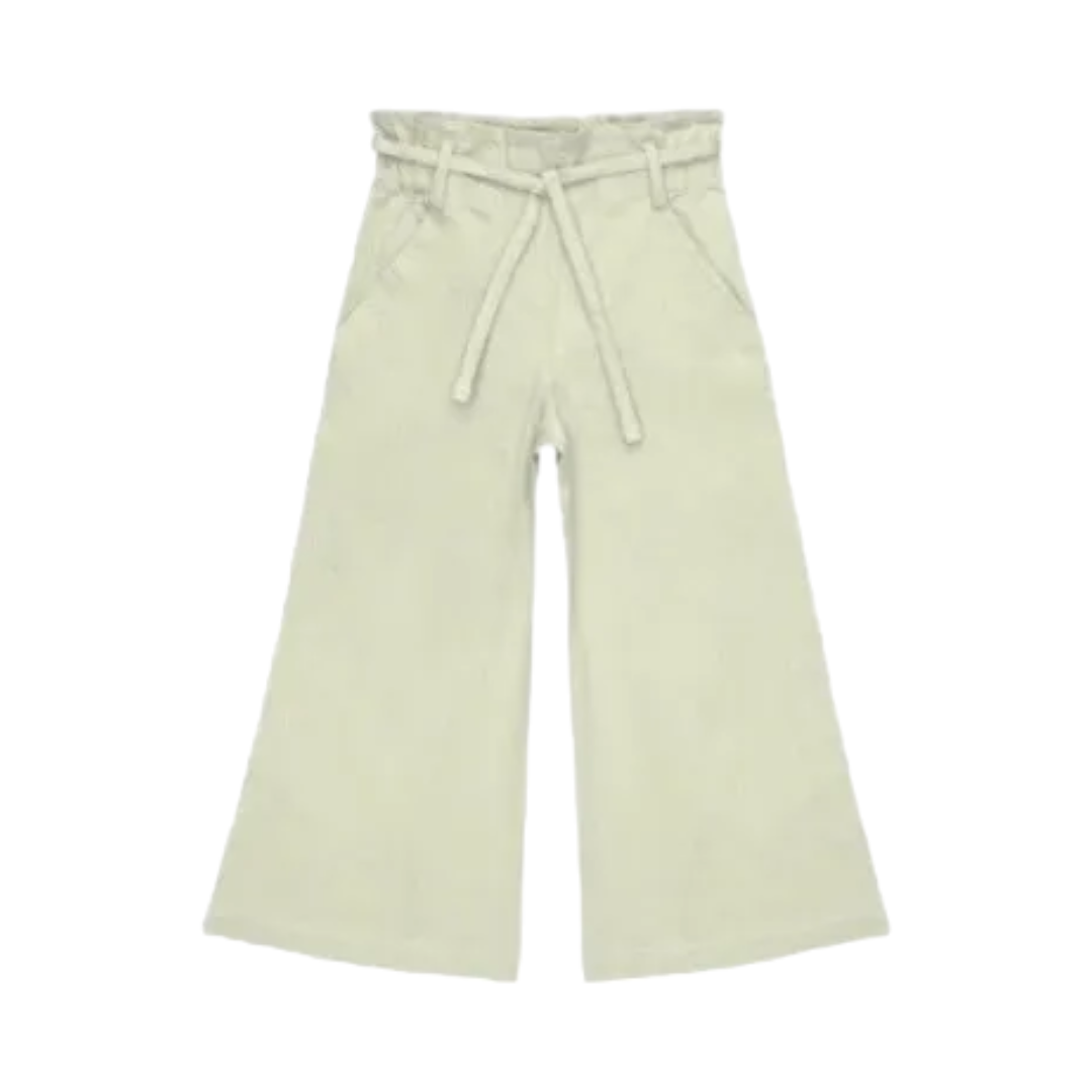 High Wide Leg Pants Julia Light Green