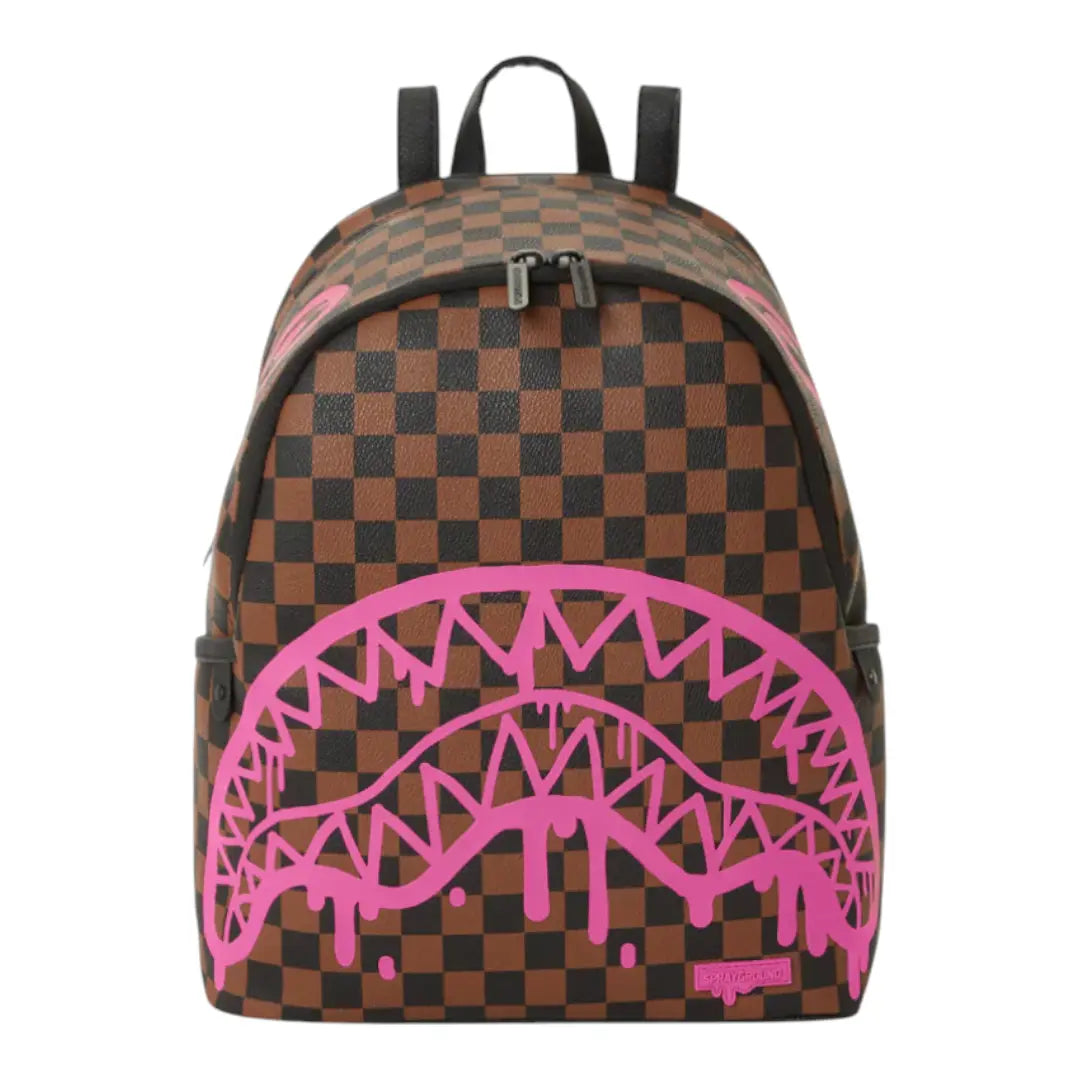 Pink Drippin Sharks Savage Backpack SPRAYGROUND