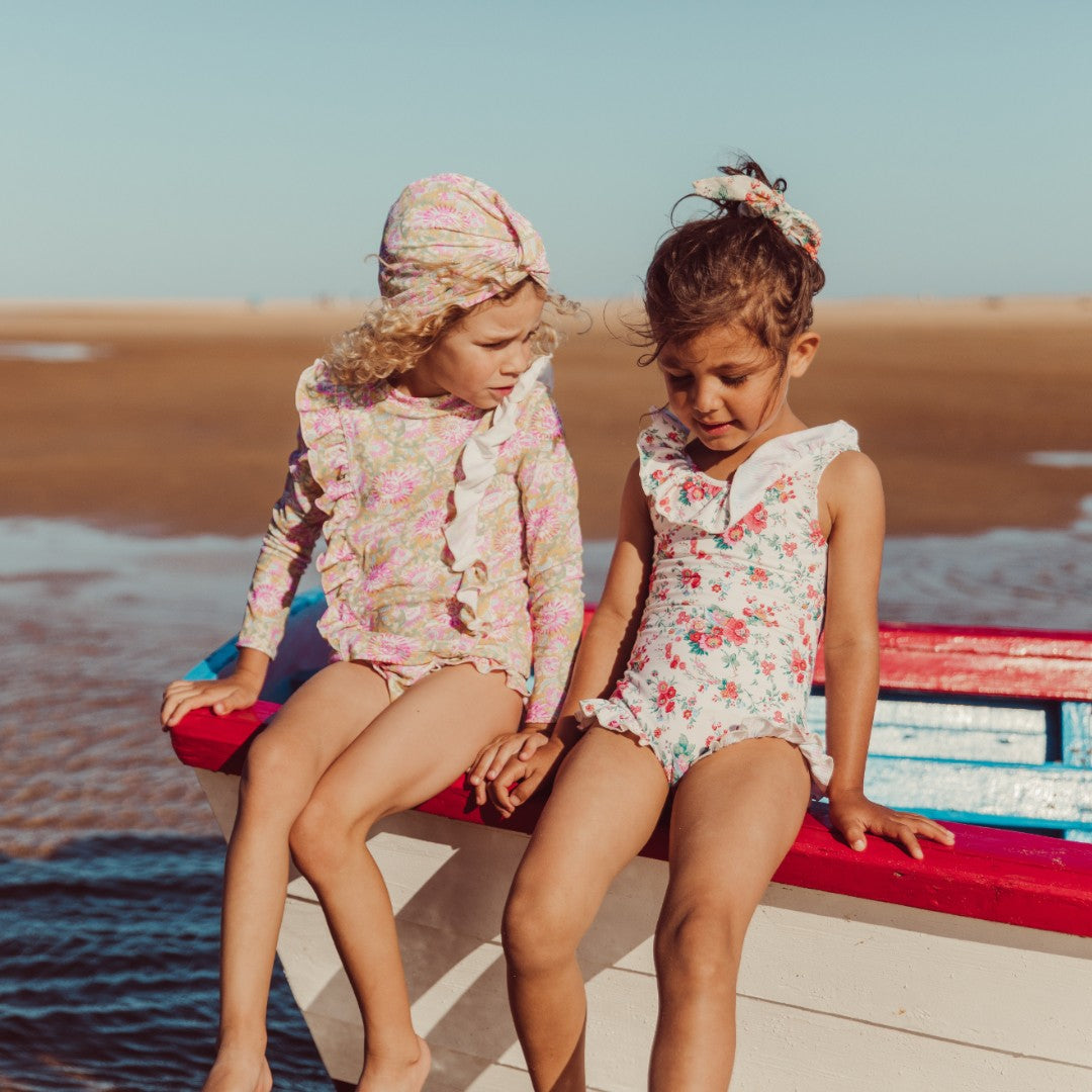Andrea Swimsuit - Cream Roses