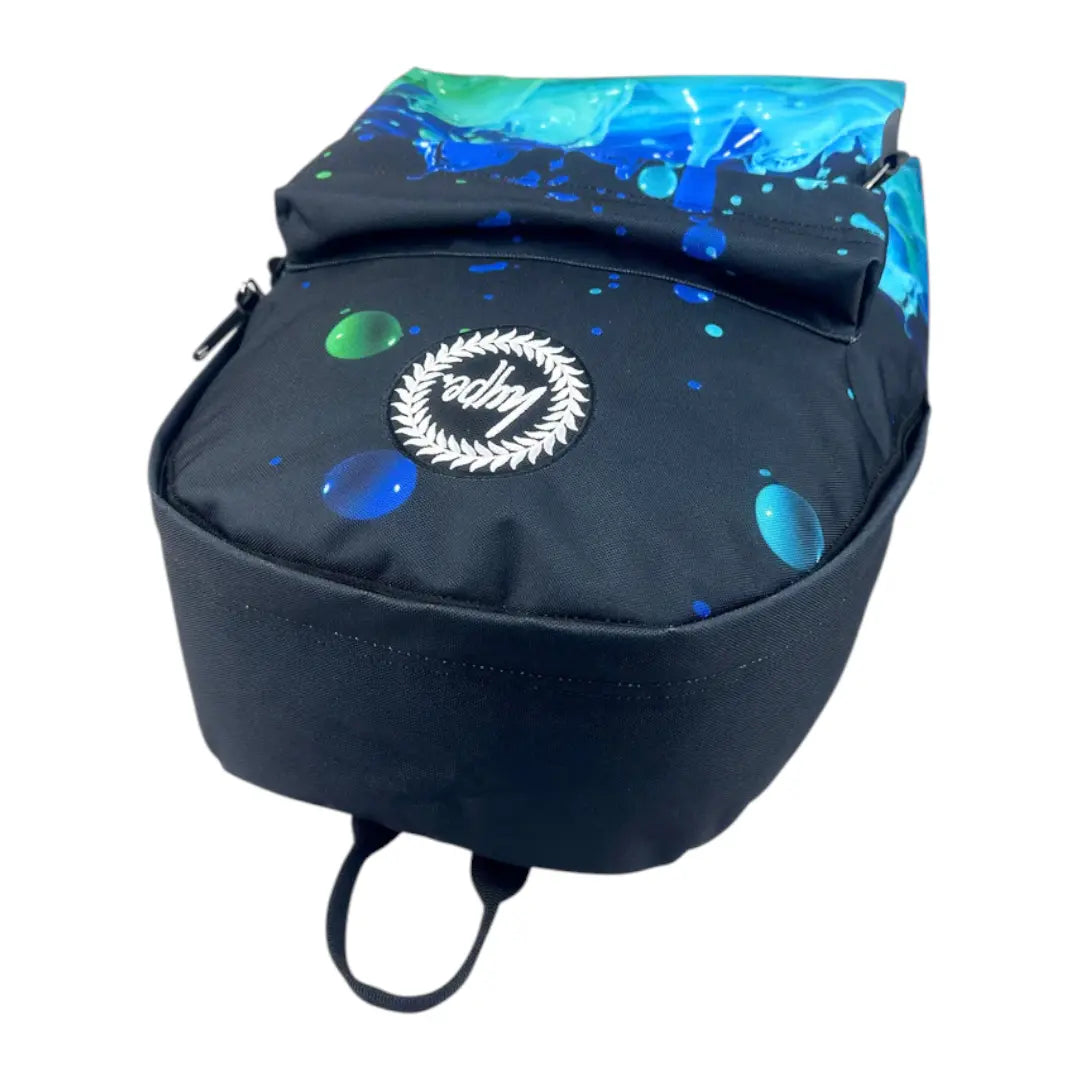 Iconic Black 3D Droplets Backpack HYPE