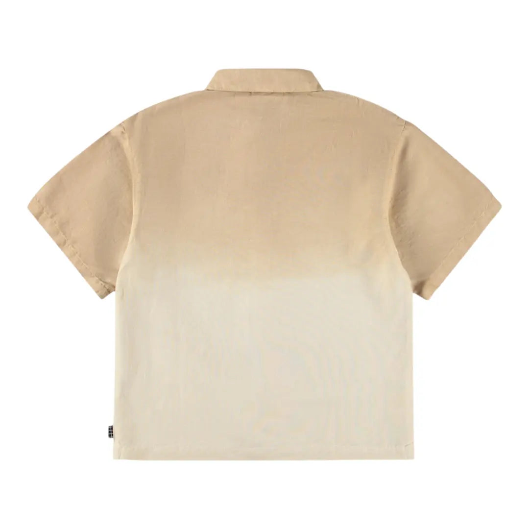 Boys Desert Sand Linen Blend Shirt & Shorts Set Molo