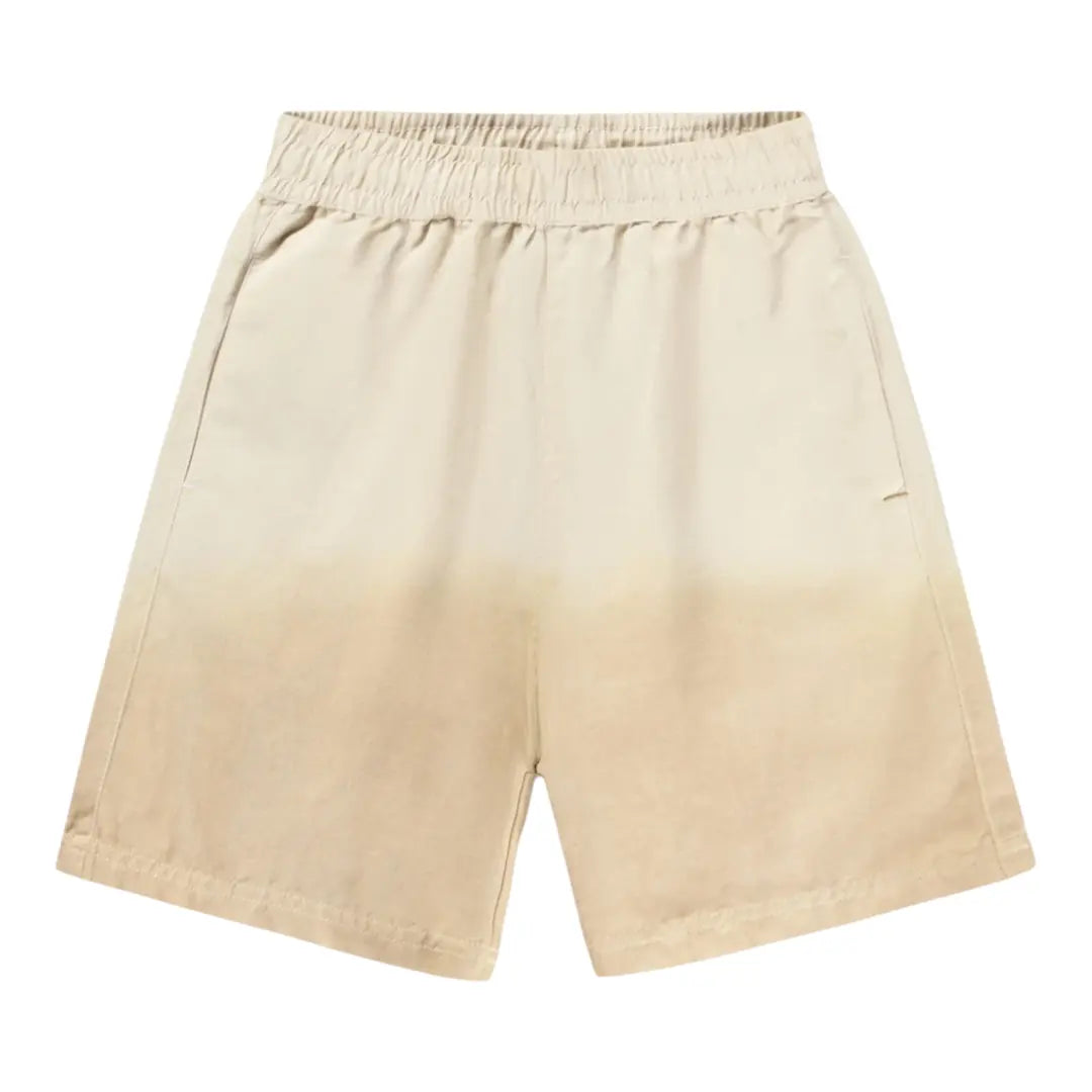 Boys Desert Sand Linen Blend Shirt & Shorts Set Molo