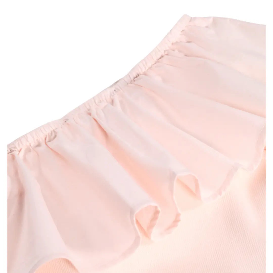 Girls Cloud Pink One-Shoulder Dress Molo