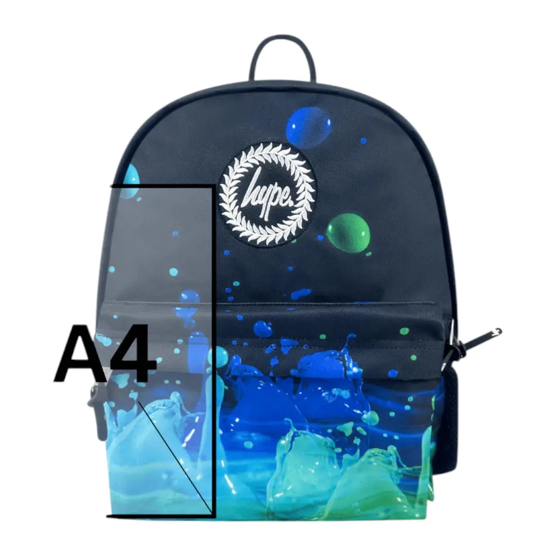Iconic Black 3D Droplets Backpack HYPE