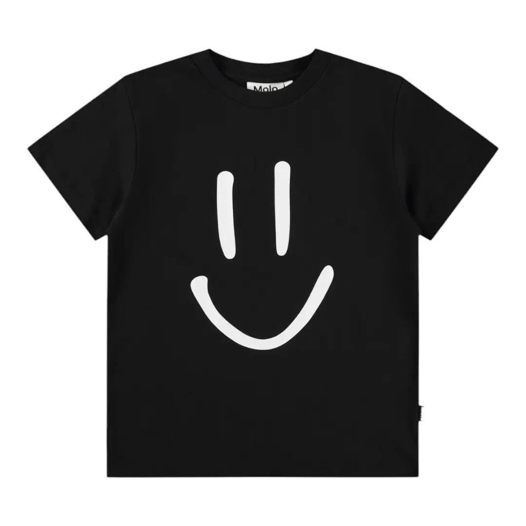 Boys Black Organic Cotton T-Shirt & Shorts Set Molo