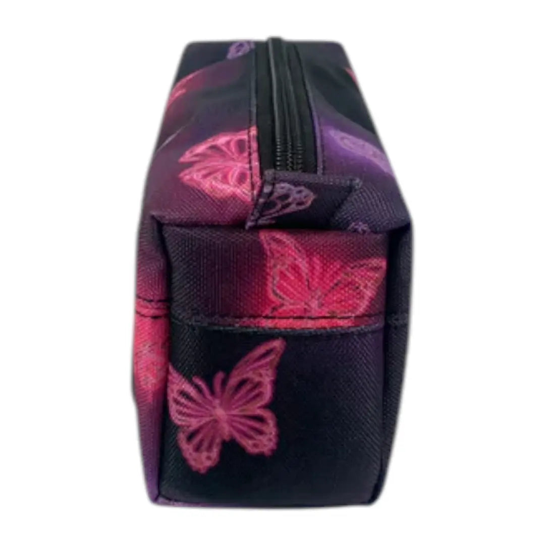 Pink & Purple Glow Butterfly Pencil Pouch HYPE