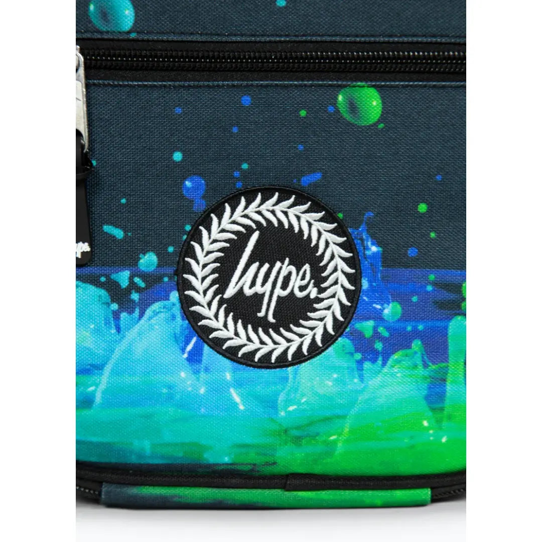 Black Insulated Lunch Bag with 3D Droplets HYPE