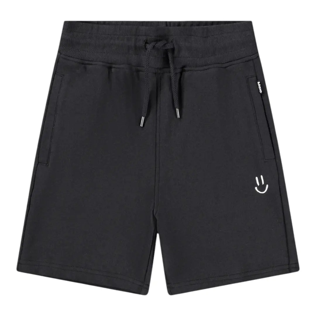Boys Black Organic Cotton T-Shirt & Shorts Set Molo