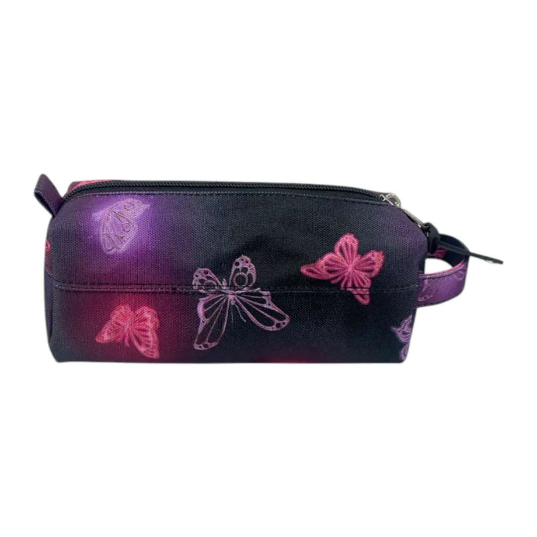 Pink & Purple Glow Butterfly Pencil Pouch HYPE