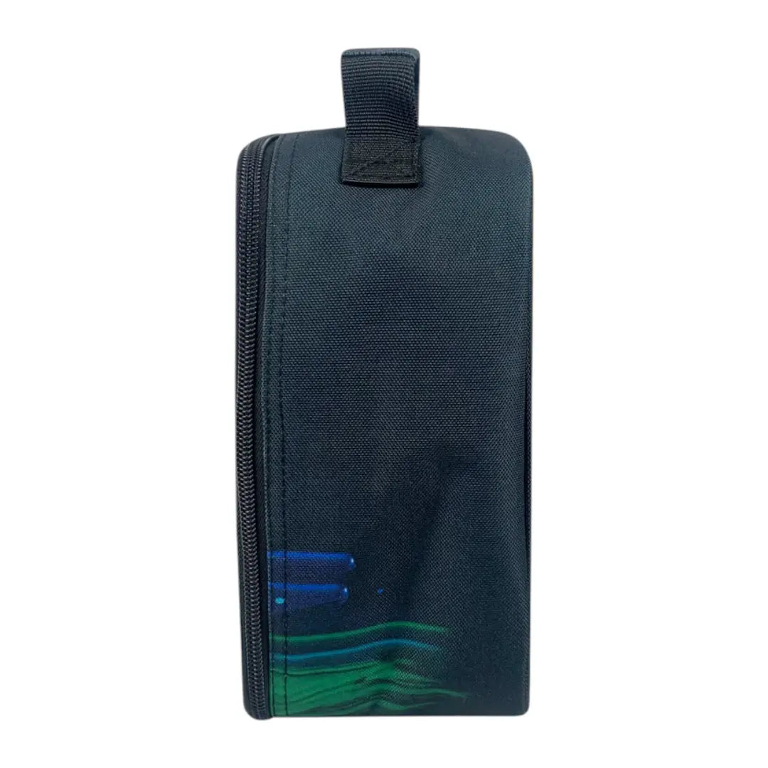 Black Insulated Lunch Bag with 3D Droplets HYPE