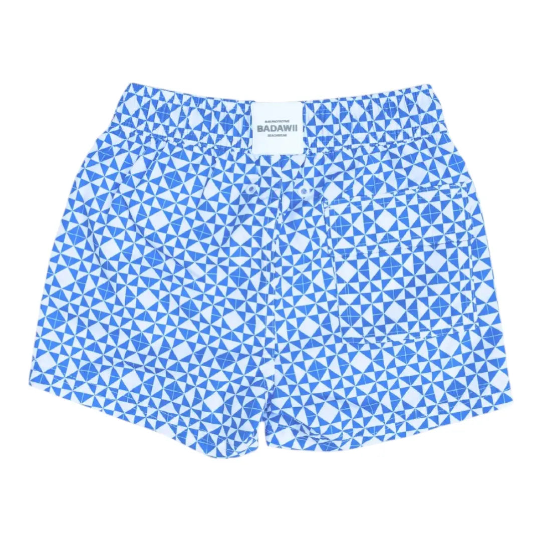 Boys Swim Shorts – Mediterranean Tiles BADAWII SWIMWEAR