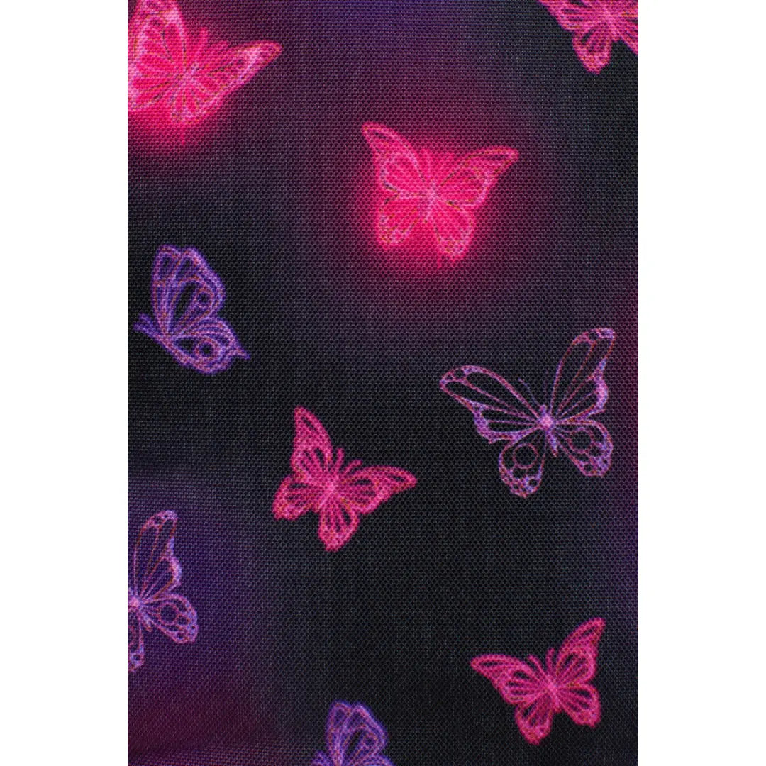 Pink & Purple Glow Butterfly Insulated Lunch Bag HYPE